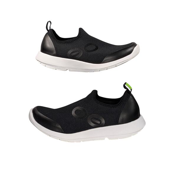 Oofos OOmg Sport Womens 7.5 Shoes Slip On Black Comfort Recovery Gym Loafer Low - Picture 2 of 8